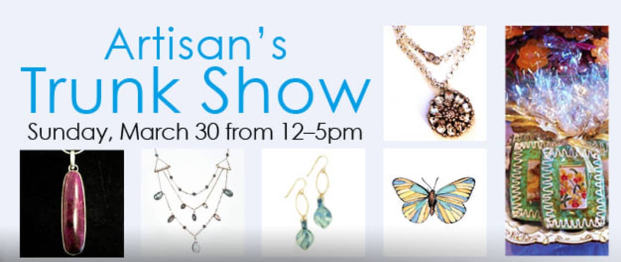 The Silvermine Arts Center in New Canaan is set to present the spring Artisan's Trunk Show on Sunday, March 30. 