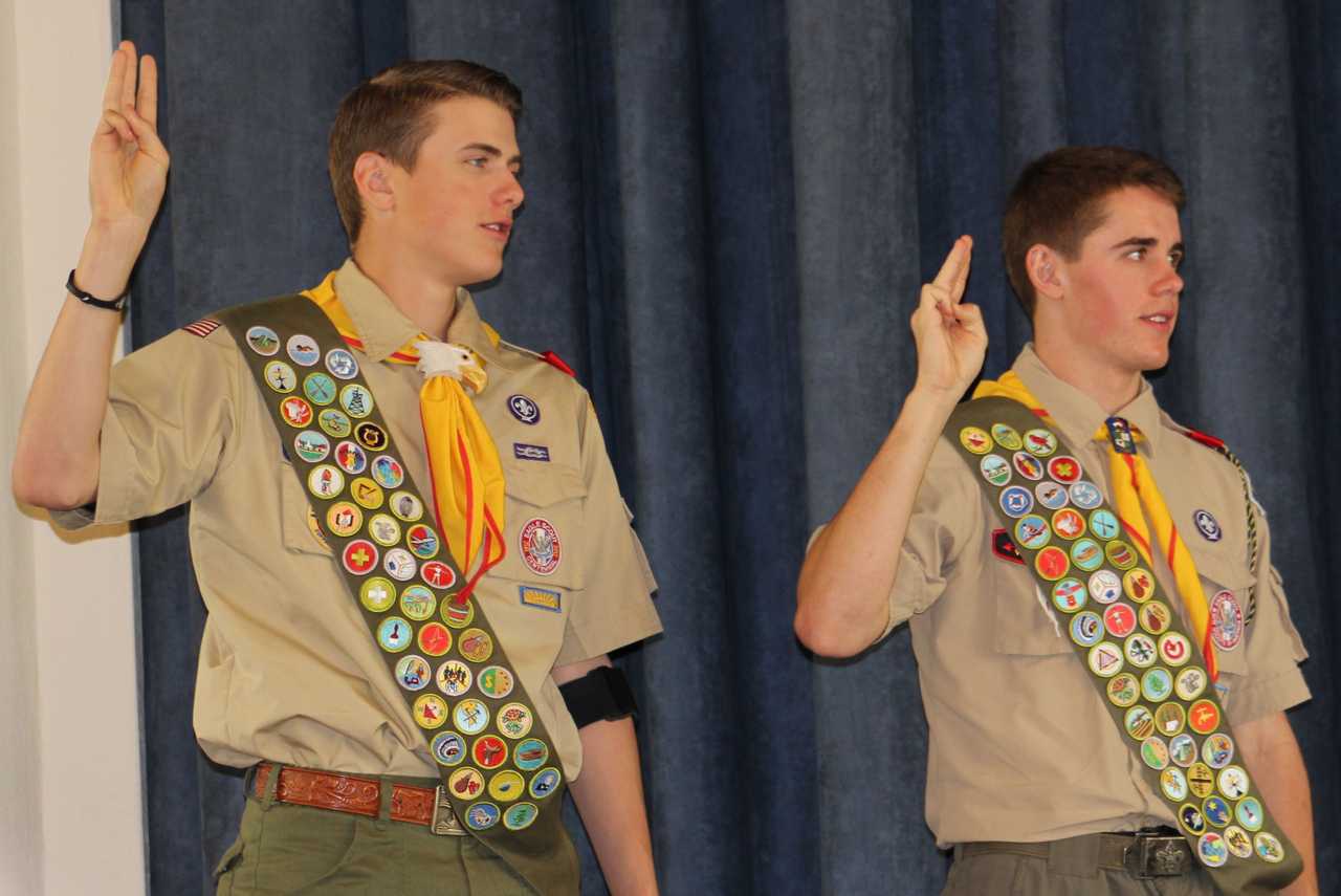 Sean Howard, left, and Harrison Steins