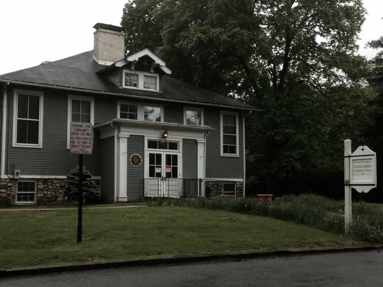 The Community House is the site of the Goldens Bridge Hamlet Organization.