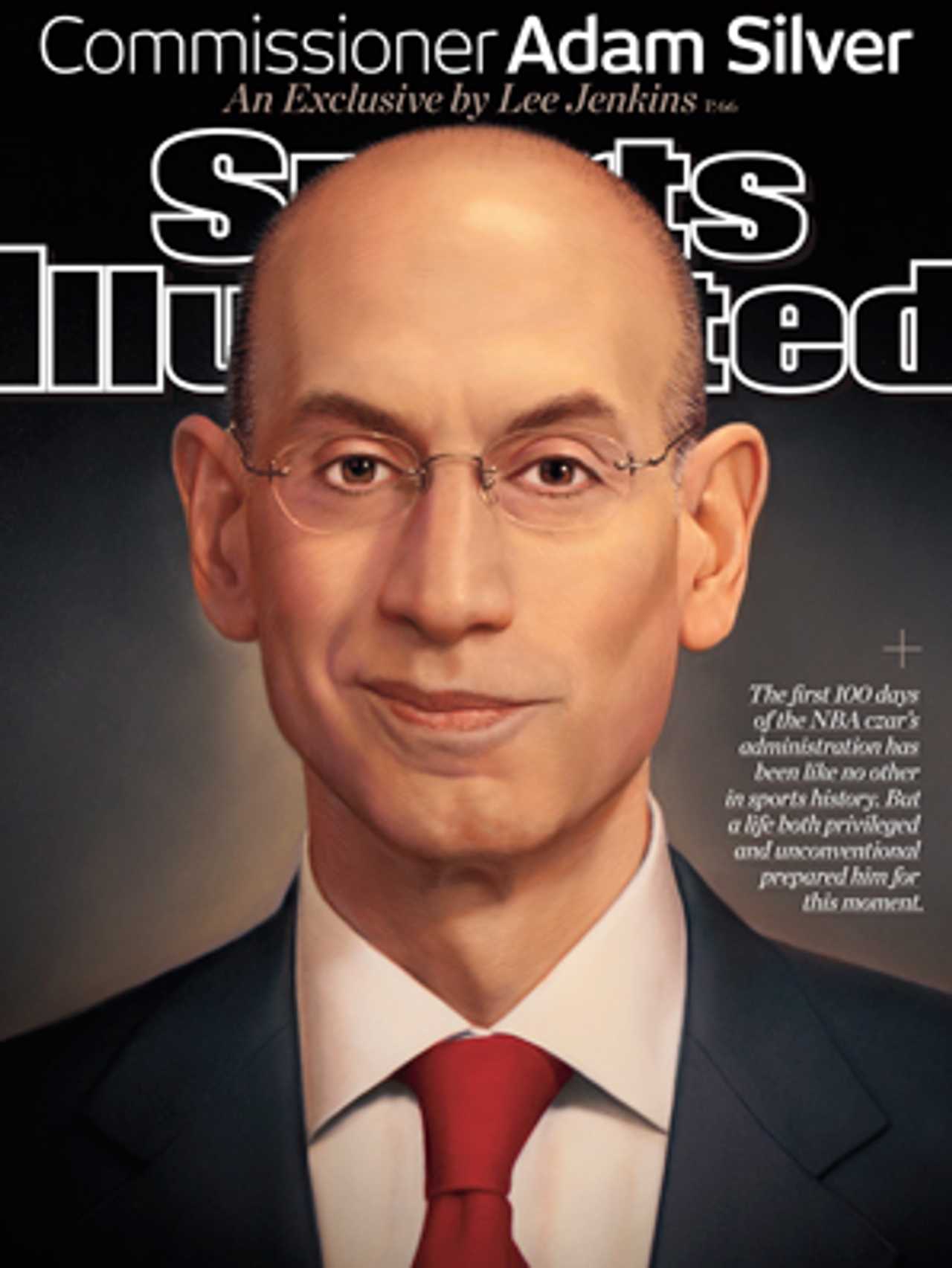 The Sports Illustrated issue that features NBA Commissioner and Rye native Adam Silver.