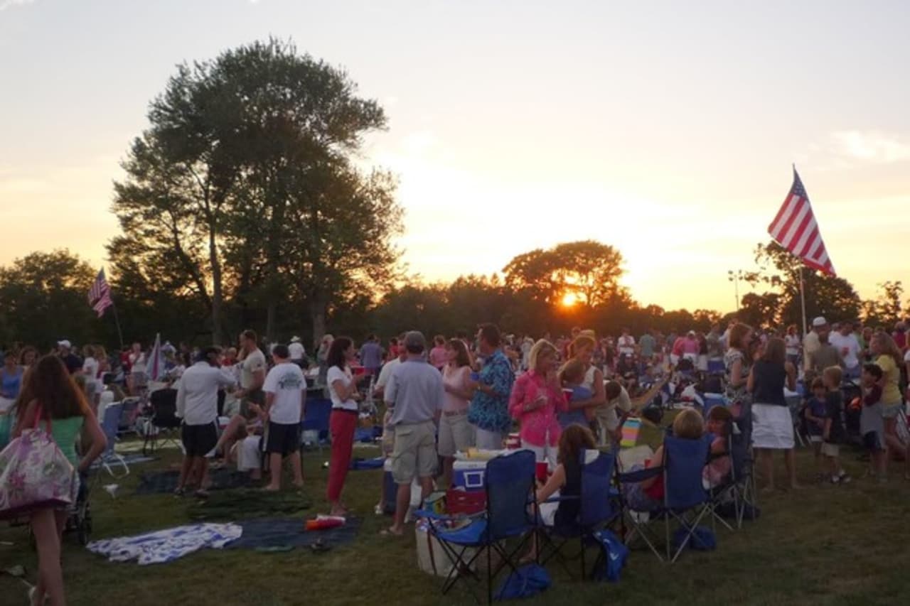 New Canaan's Family Fourth fireworks at Waveny Park have been rescheduled for Saturday. 