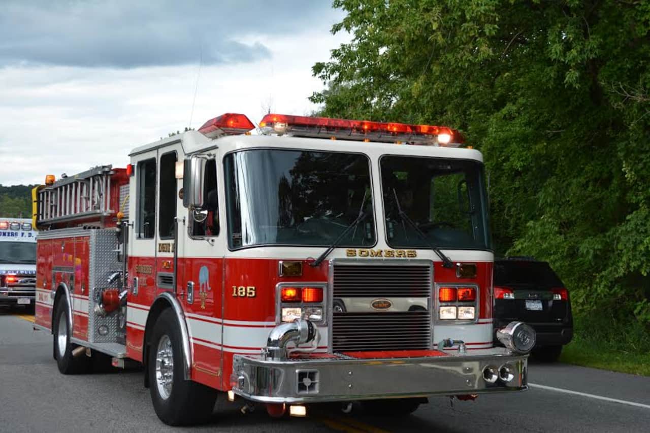 The Somers Fire Department said a cigarette butt likely caused a blaze that traveled to a home's basement.