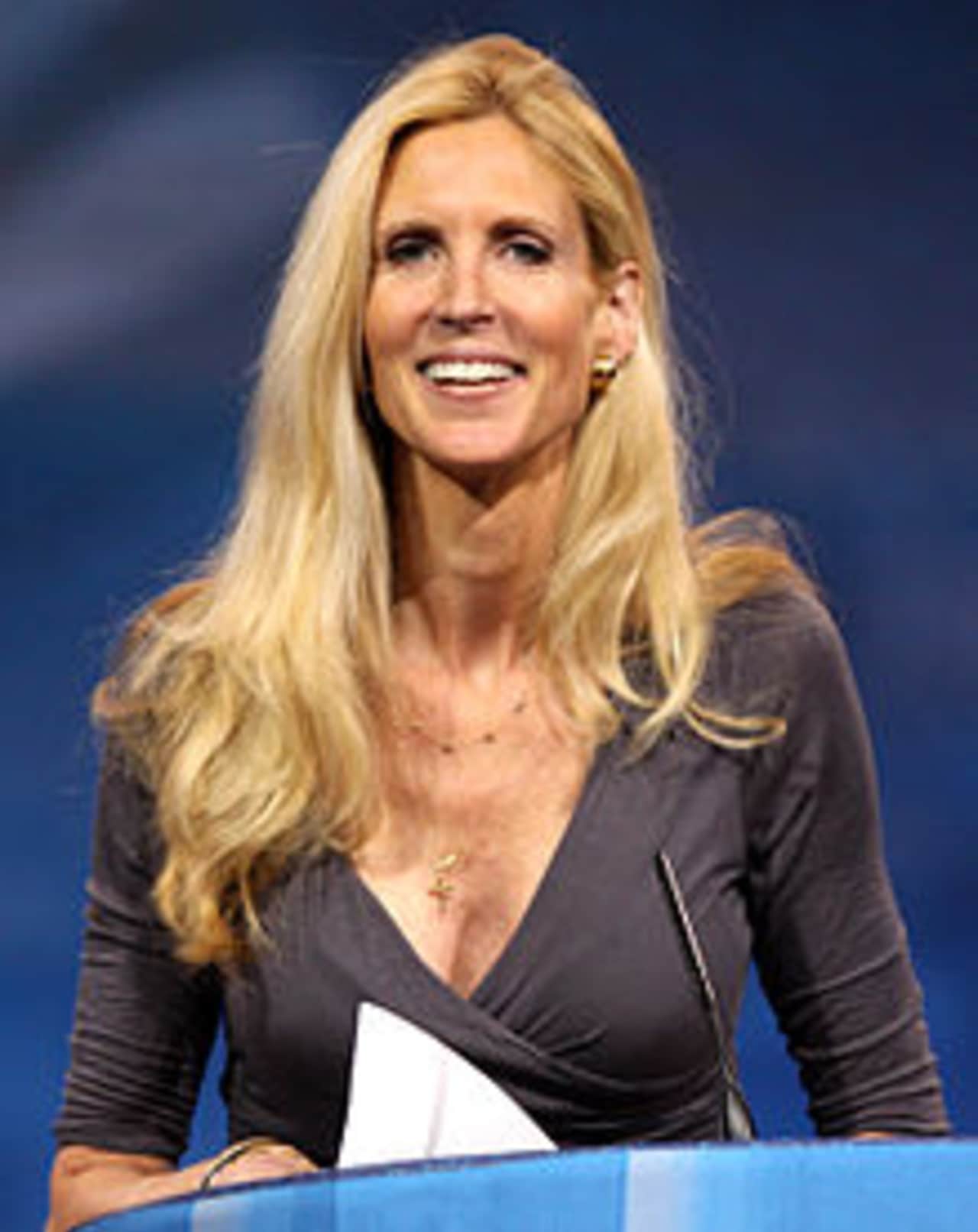 Ann Hart Coulter turns 53 on Monday.