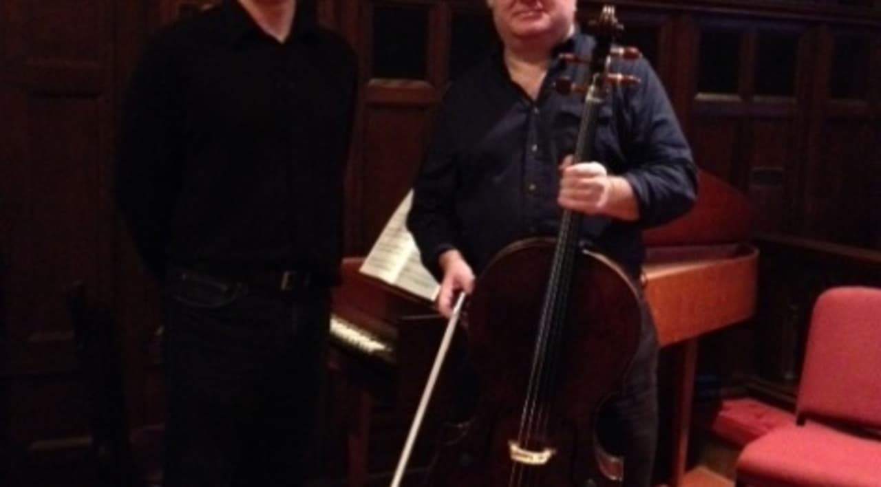 Cellist Eugene Briskin and harpsichord player Sándor Szabó will be part of An Evening of J.S. Bach on Friday, Jan. 30, at the Bronxville Library.