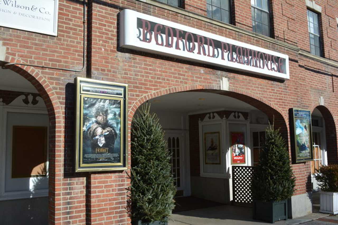 Entrance to the Bedford Playhouse's movie-theater space.