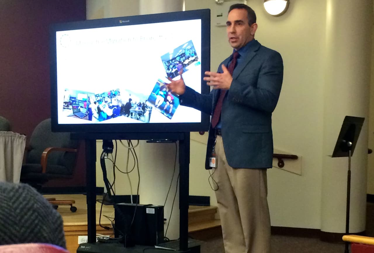 Briarcliff Manor Superintendent of School James Kaishian presented the 2015-16 budget preview to the Board of Education on Feb. 12.
