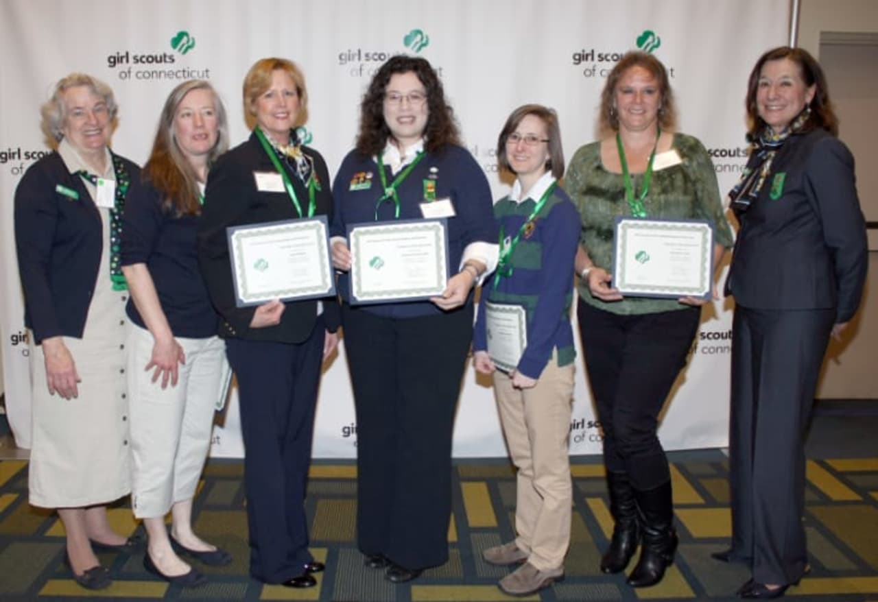 Several Fairfield County women recently received national awards from the Girl Scouts of Connecticut.