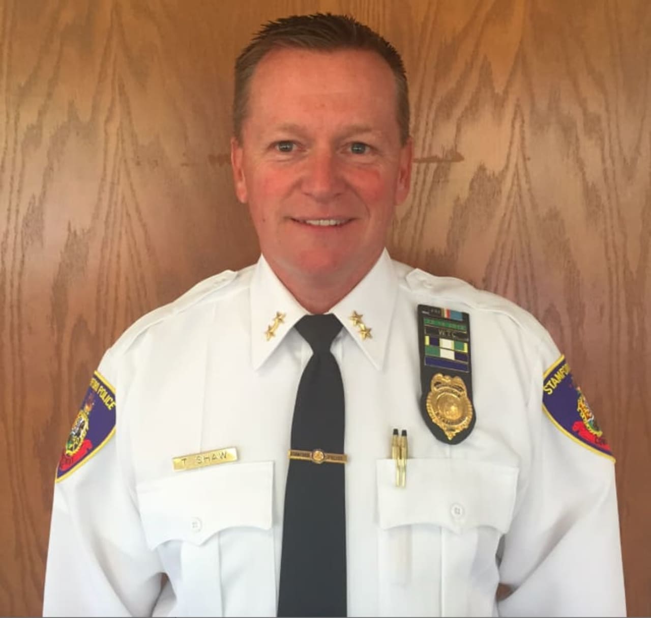 Easton's Police Chief Timothy Shaw, former assistant chief at the Stamford Police Department, was sworn in over the summer. Weeks later, two town residents were reported missing. 