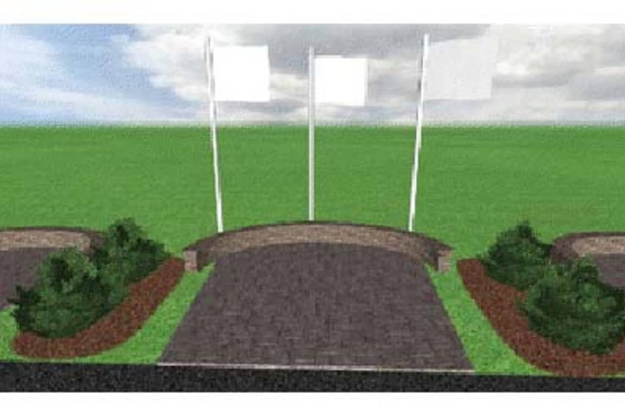Engraved bricks will be used in a patio design at the Somers High School athletic fields.