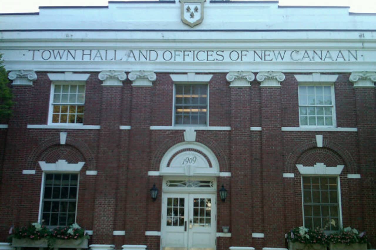 The New Canaan Preservation Alliance is asking for a 90-day demolition delay for the rear of New Canaan Town Hall.  