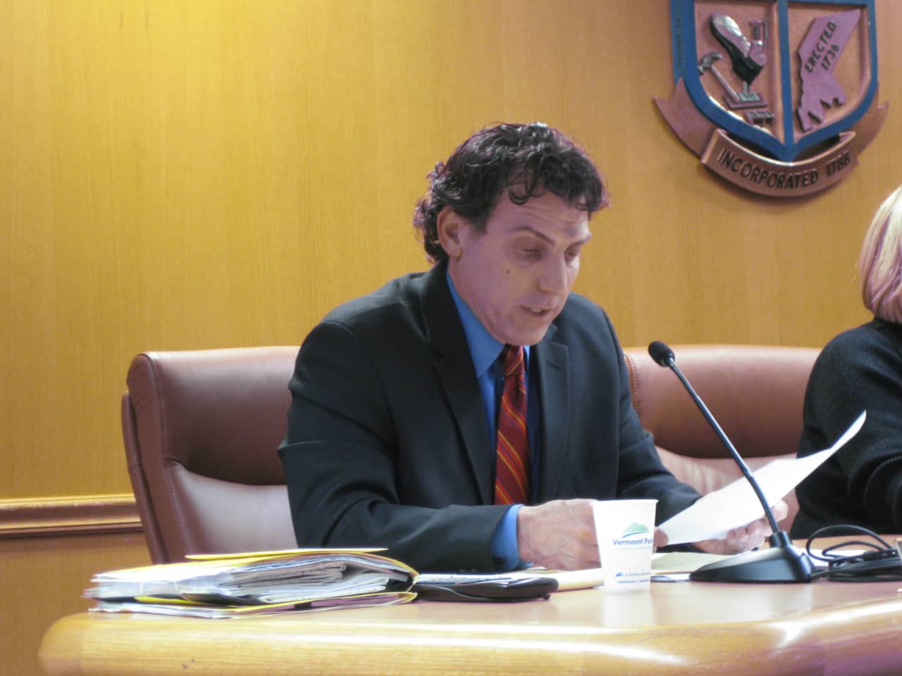 North Castle Supervisor Michael Schiliro is apparently angry with Michael Fareri, an Armonk developer.