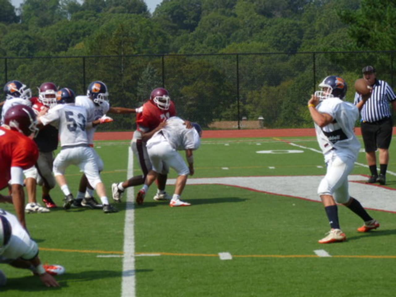 Briarcliff's football team will be joined by students from Elmsford this fall. 