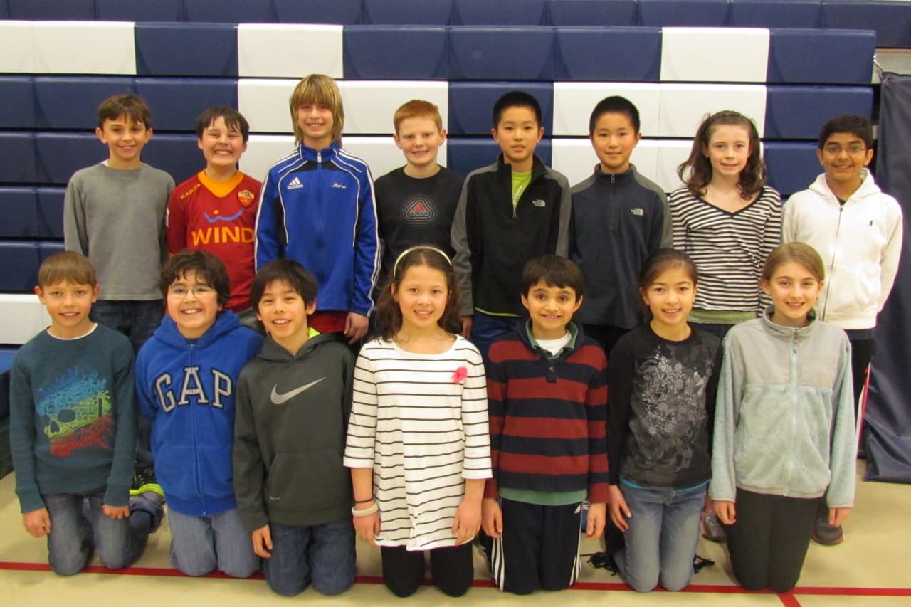 These fifth graders at Wilton's Cider Mill School will take part in the Wilton Education Foundation's spring fundraiser "Are You Smarter Than A Fifth Grader?" The show takes place at 7 p.m.Friday at Wilton High School. 