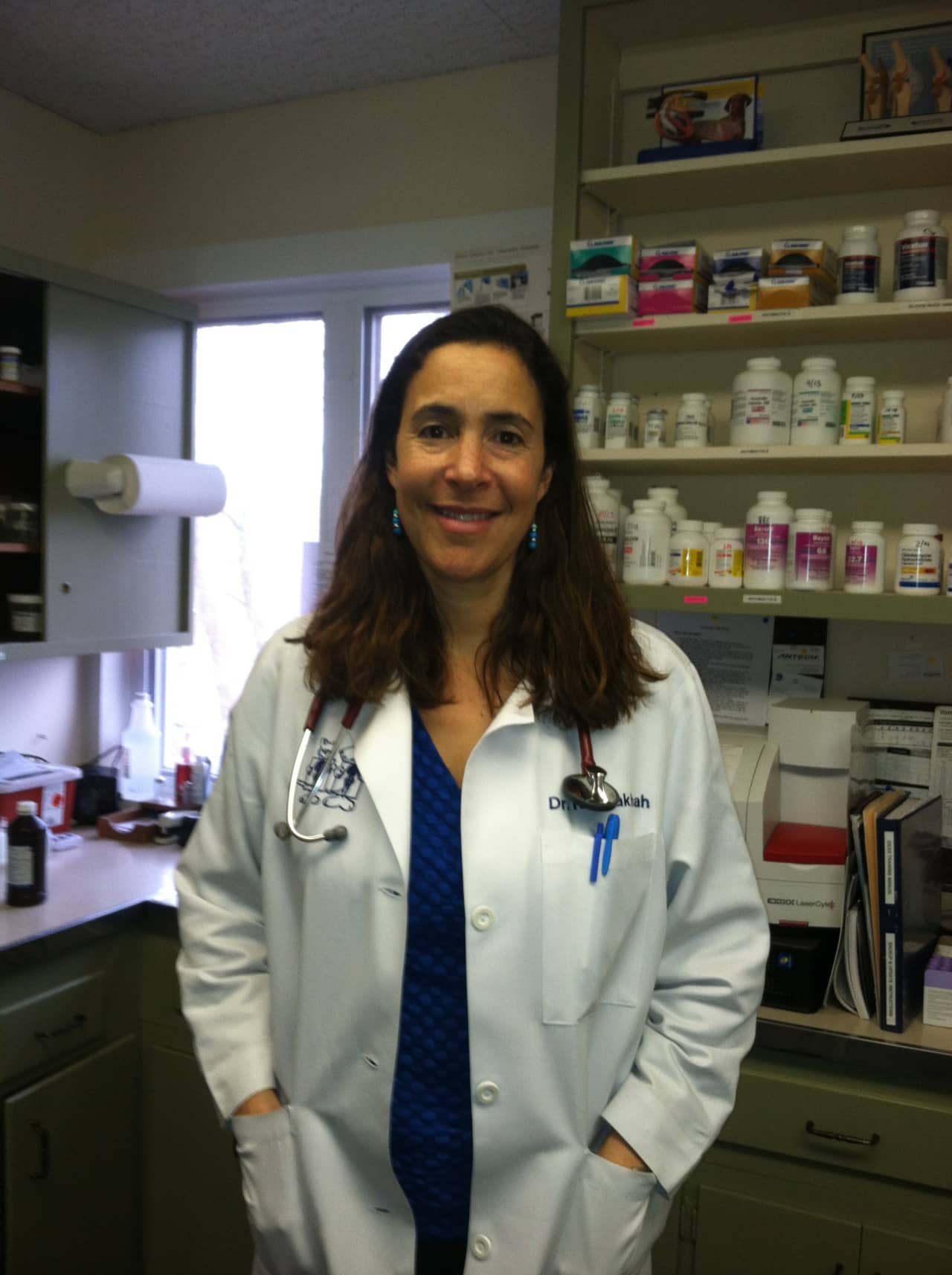 Dr. Kimberly Khodakhah of Harrison is the new addition to the staff at the Miller Clark Animal Hospital in Mamaroneck.