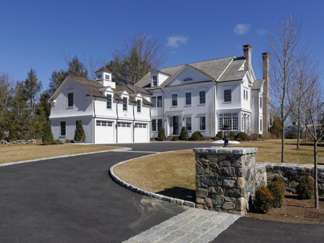 The home at 1129 Oenoke Ridge in New Canaan will be open on Sunday from 1 to 3 p.m. 