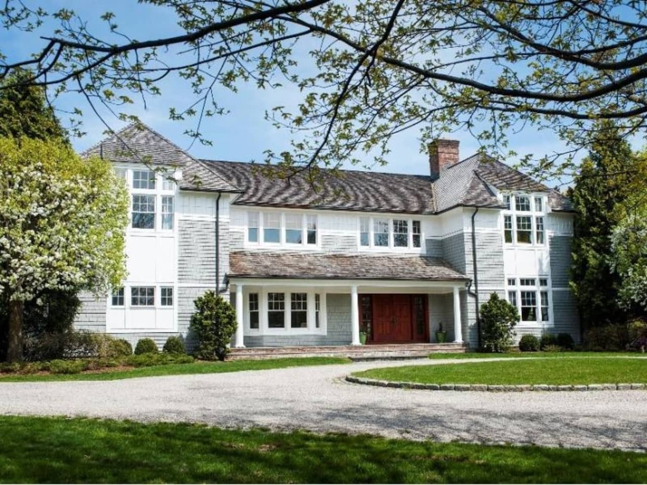 The home at 1021 Ponus Ridge Road in New Canaan will be open on Sunday from 1 to 3 p.m.