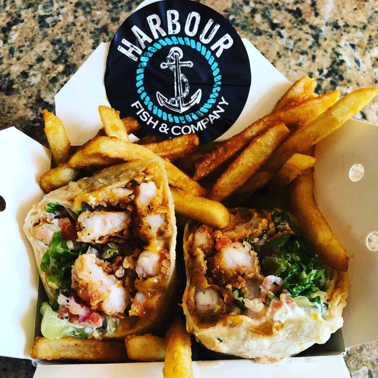 A shrimp po boy.