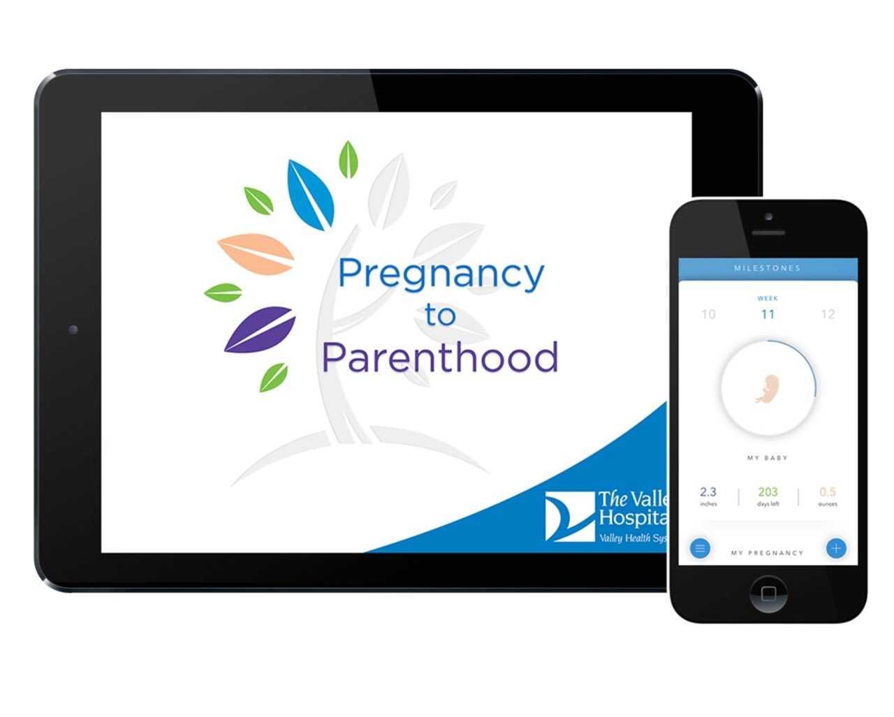 The Valley Hospital is helping parents-to-be track their children's growth during pregnancy thanks to a new interactive app.