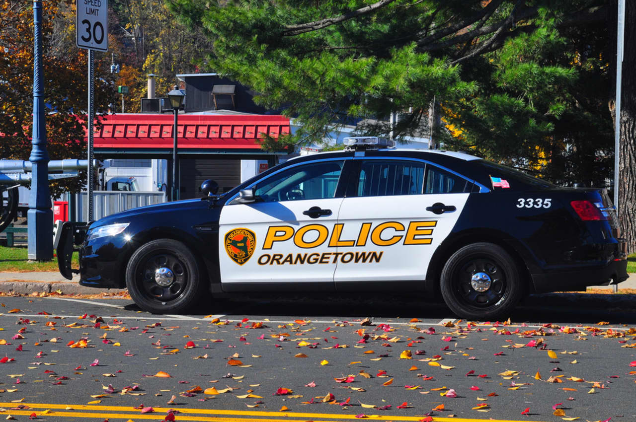 Orangetown police arrested a Nyack man on a DWI charge following a hit-and-run accident.