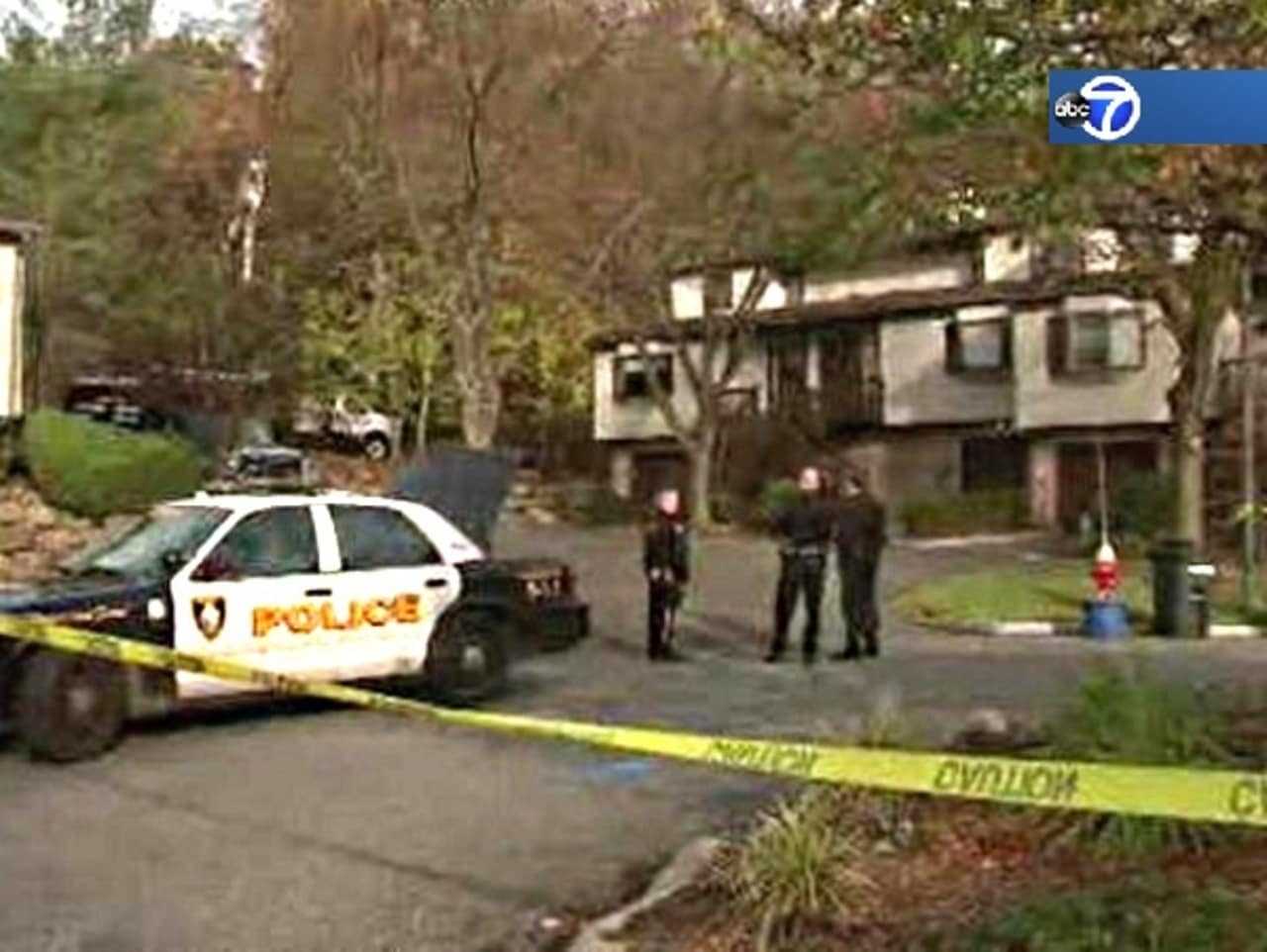 At the scene in October.