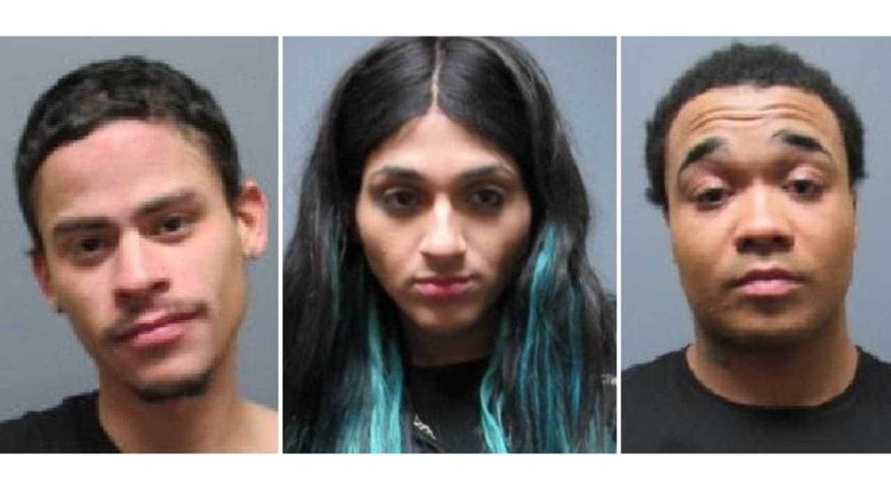 (from left): Brandon Rivera, Joshua Caba, Travis Glaspie