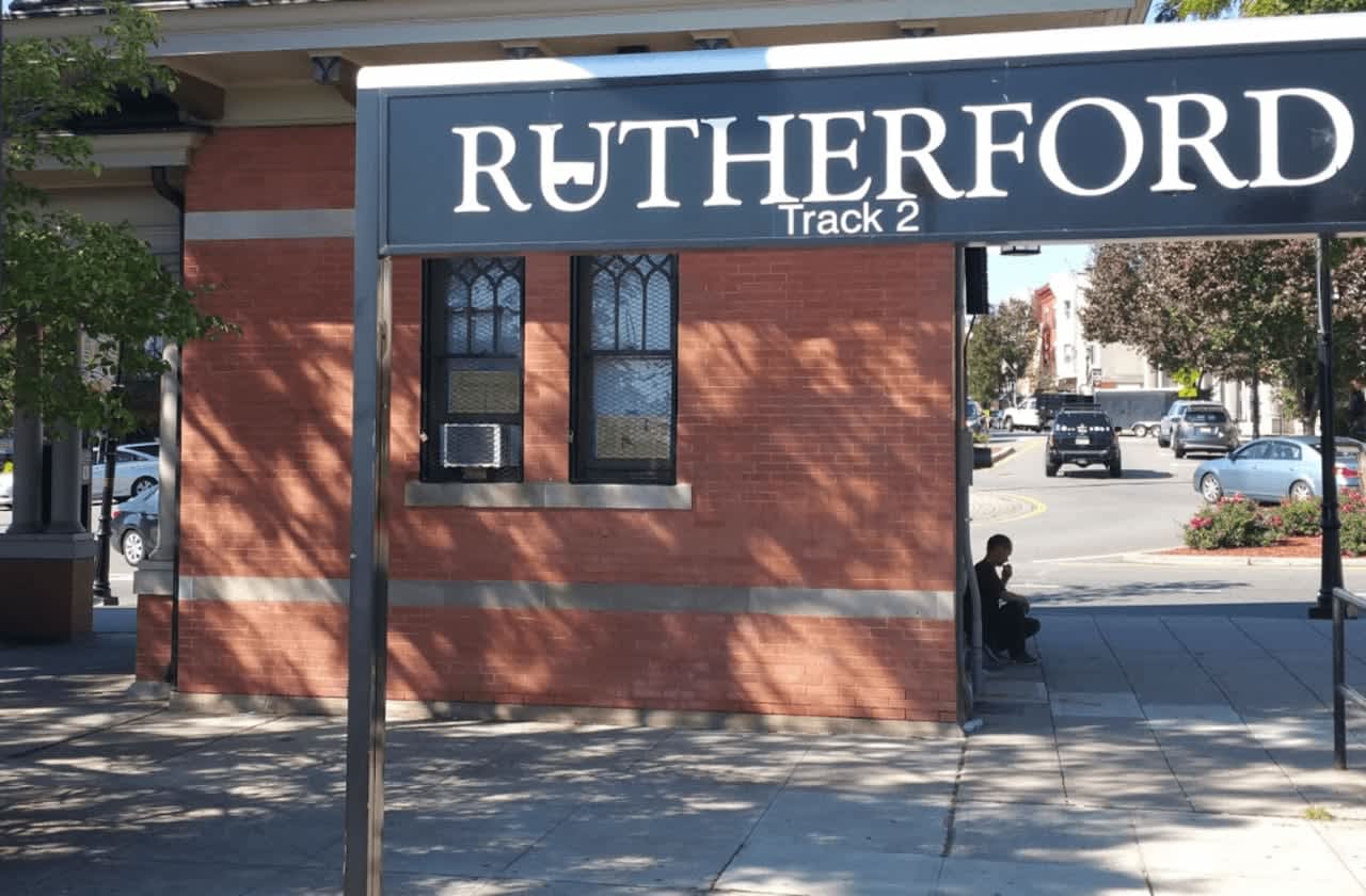 Rutherford train station.