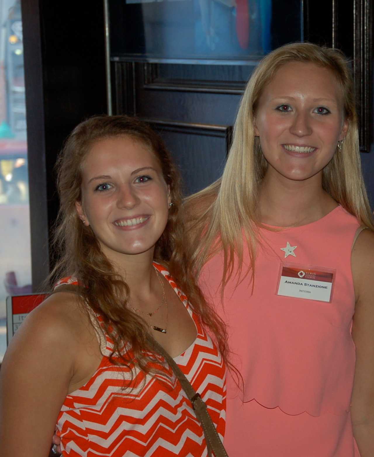 Two attendees enjoy a prior year's SoNo Stroll, an annual fundraising event held by the Norwalk-based Human Services Council.
