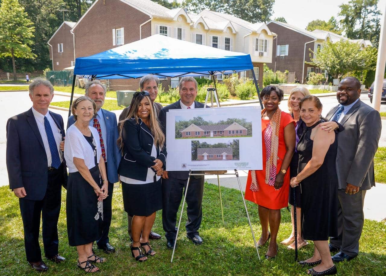 Yonkers officials kick off the long-awaited public housing renovation plan at Dr. James O'Rourke Townhouses.