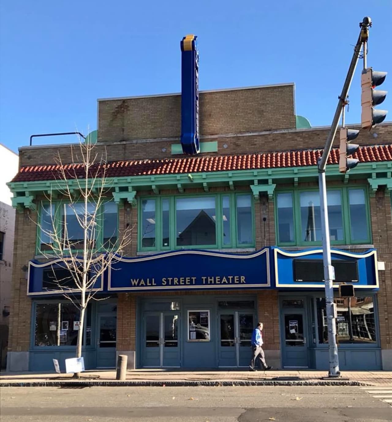 The Wall Street Theater in Norwalk will celebrate the lighting of its marquee on Friday evening.
