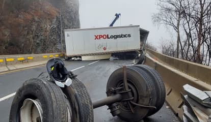150 Gallons Of Fuel Spilled Onto Route 80 After Crash That Jammed PA, NJ Border For Hours