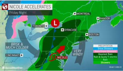 Here Comes Nicole: Powerful Storm's Remnants Will Bring Heavy Rain, Strong Winds To Region