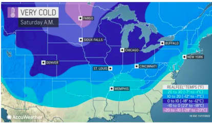 Here's When Region Could See Some Snow As Arctic Air Moves In From Canada