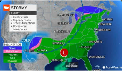 Here's Latest Timing For Post-Thanksgiving Day Storm Bringing Rain, Gusty Winds To Region