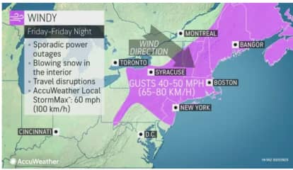 Damaging Wind Gusts Could Cause Power Outages As 'Extremely Dangerous' Arctic Blast Arrives