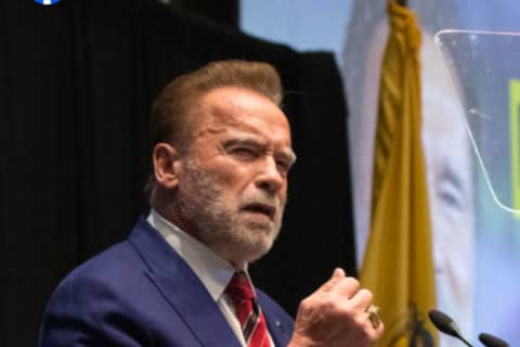 'Terminate Hate': Schwarzenegger Shares Messages For Anti-Semites During NJ Trip
