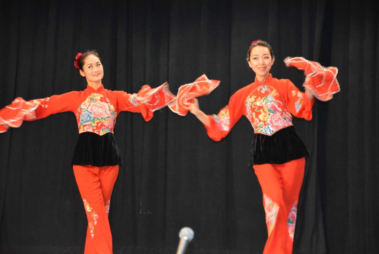 Performers came in from New York City to mark the Lunar New Year.