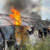 A difficult fire broke out at the Hartsdale Greenhouses.
