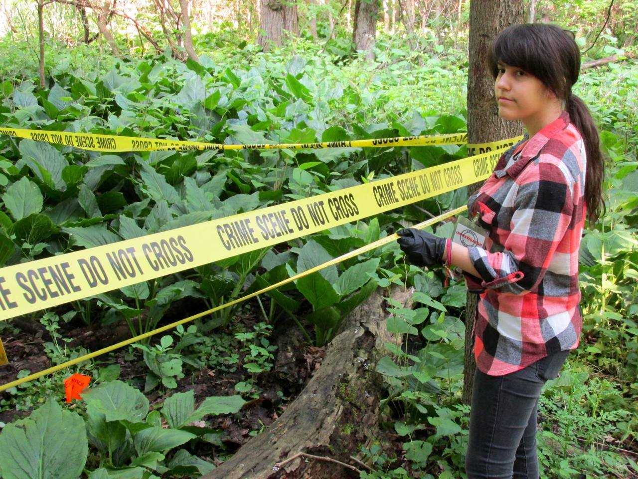 New Rochelle students went through a real life forensics investigation for their final.