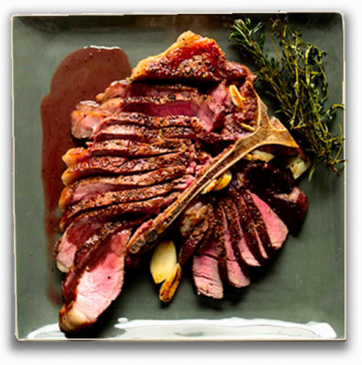 Joseph's Porterhouse steak for two.