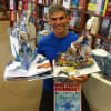Matthew Reinhart of Disney's Frozen "pops" into Books & Greetings in Northvale.