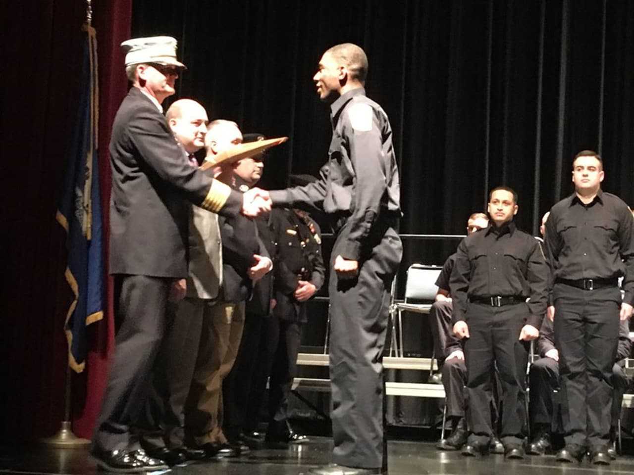 A total of 22 new recruits for the Bridgeport Fire Department graduated from the State Fire Academy in New Britain.