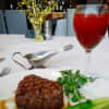 Steak and a Bloody Mary at Morton's The Steakhouse in White Plains.