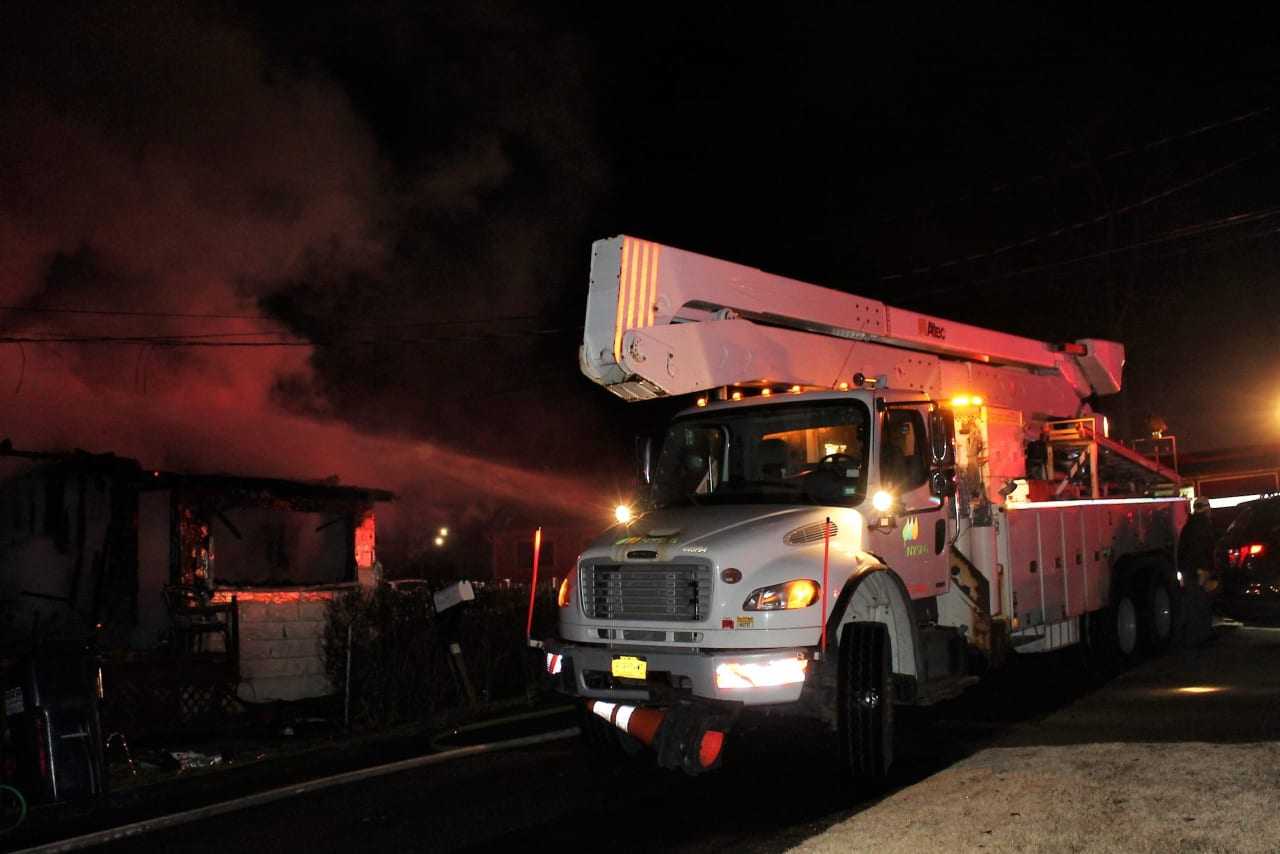 A fire tore through a Putnam County residence overnight.
