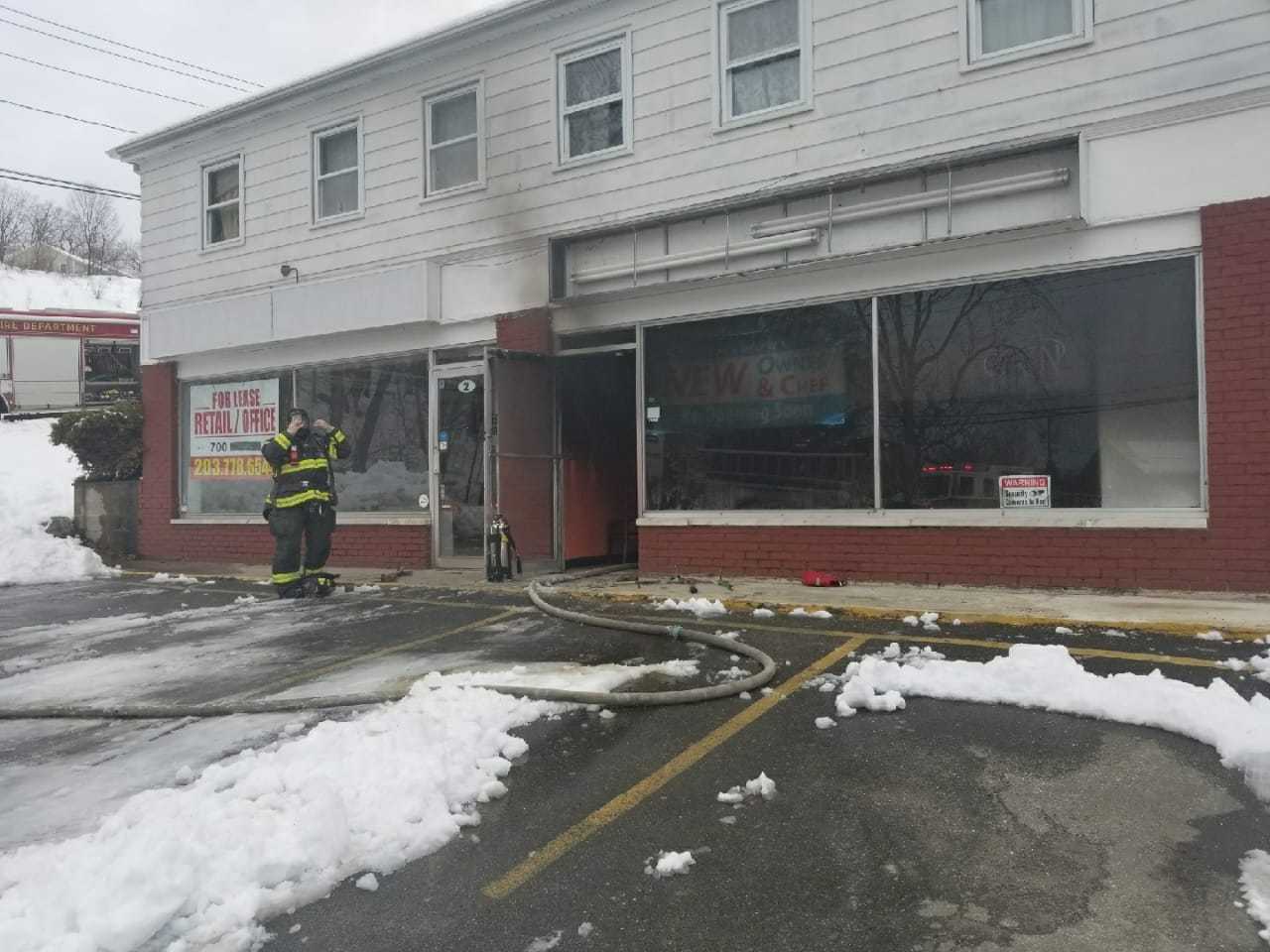 Danbury firefighters quickly extinguished a deli fire.