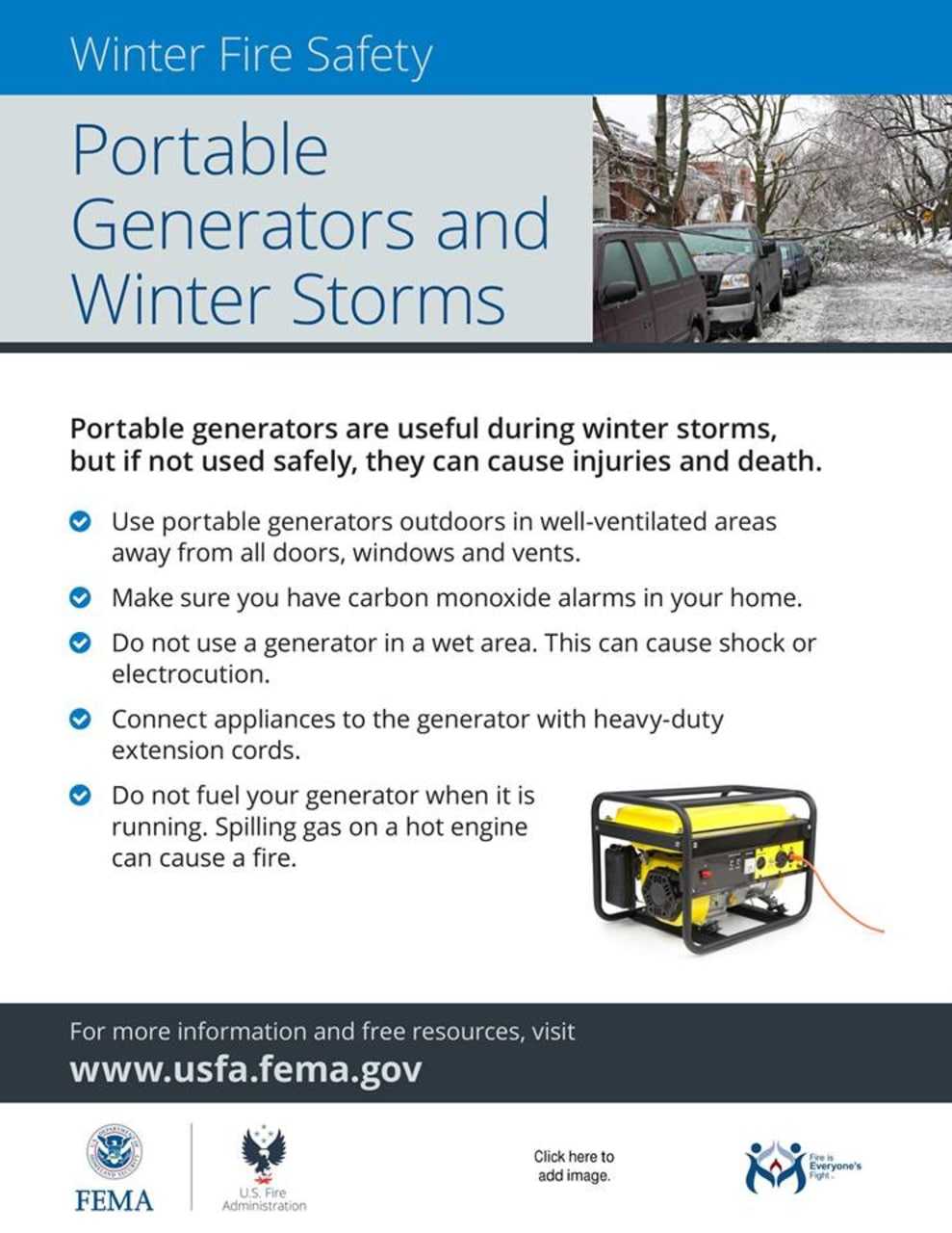 Some tips about portable generators.