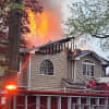 Firefighters Battle New Milford House Blaze
