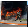 FIERY CRASH: SUV Rams Commercial Building, Bursts Into Flames In Leonia (PHOTOS)
