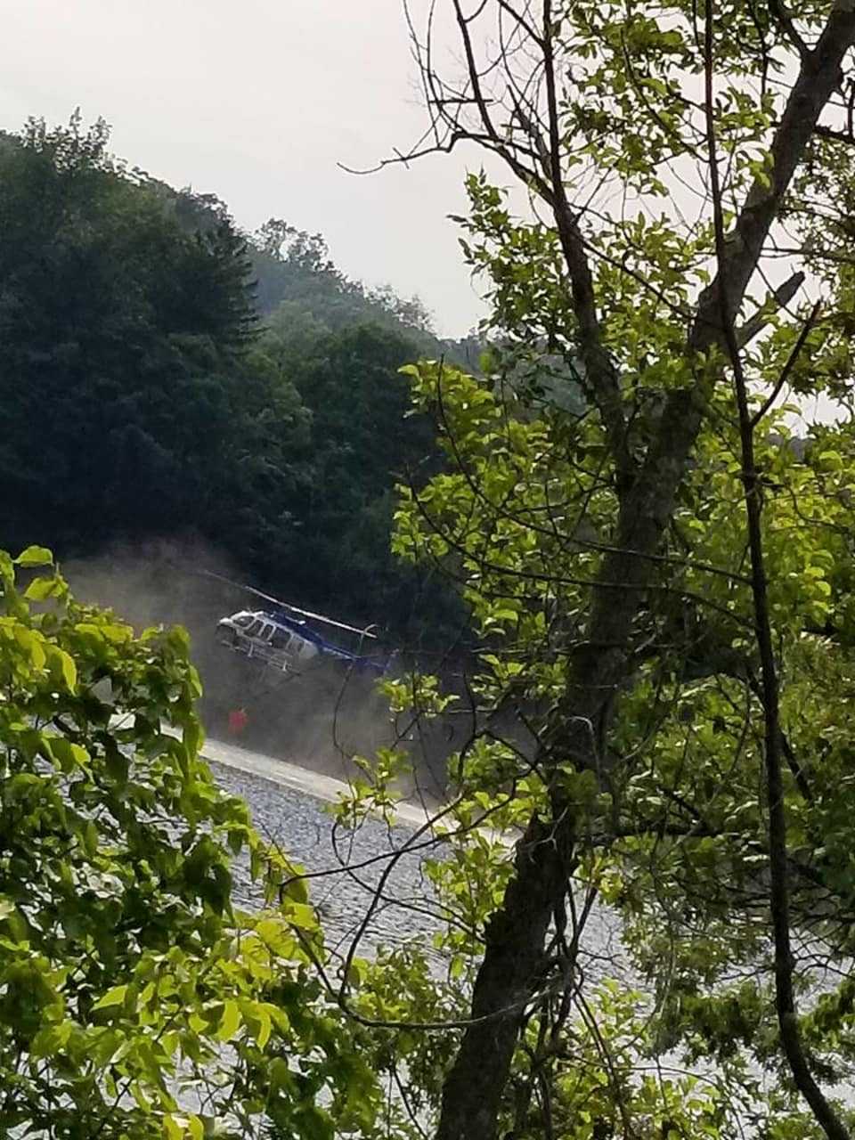 A fire broke out at the Kensico Reservoir Peninsula on Monday, leading to a swift response from first responders.