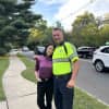Lucy Liu Poses With Police Amid Movie Filming In Cranford