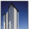 An artist's rendering of the 28-story, mixed-use building at 587 Main St.